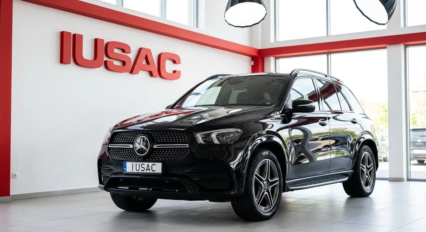 W pełni odrestaurowany Mercedes GLE 2025 gotowy do wydania klientowi w salonie IUSAC