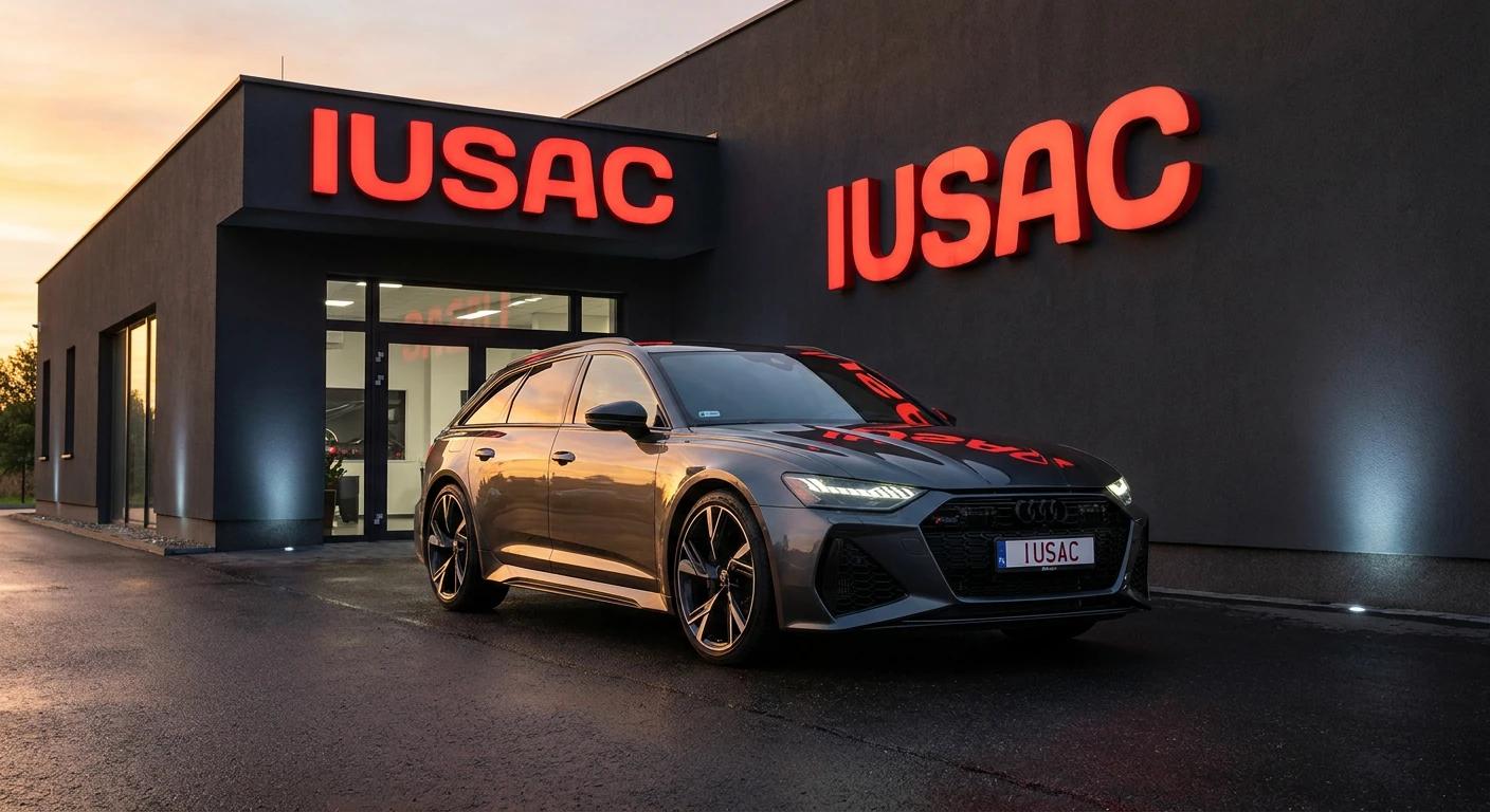 Gotowe do odbioru Audi RS6 Avant po pełnej konwersji i naprawie w salonie IUSAC.