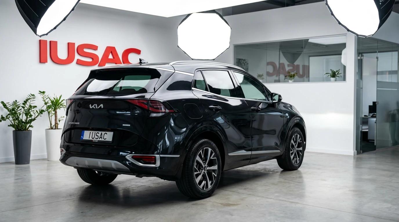 Gotowa do odbioru, naprawiona i zarejestrowana Kia Sportage z USA w strefie wydań klientom serwisu IUSAC