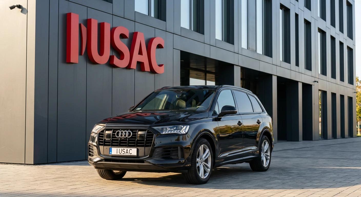 Audi Q7 z USA przygotowywane do polskiej homologacji przez specjalistów IUSAC przed wydaniem klientowi