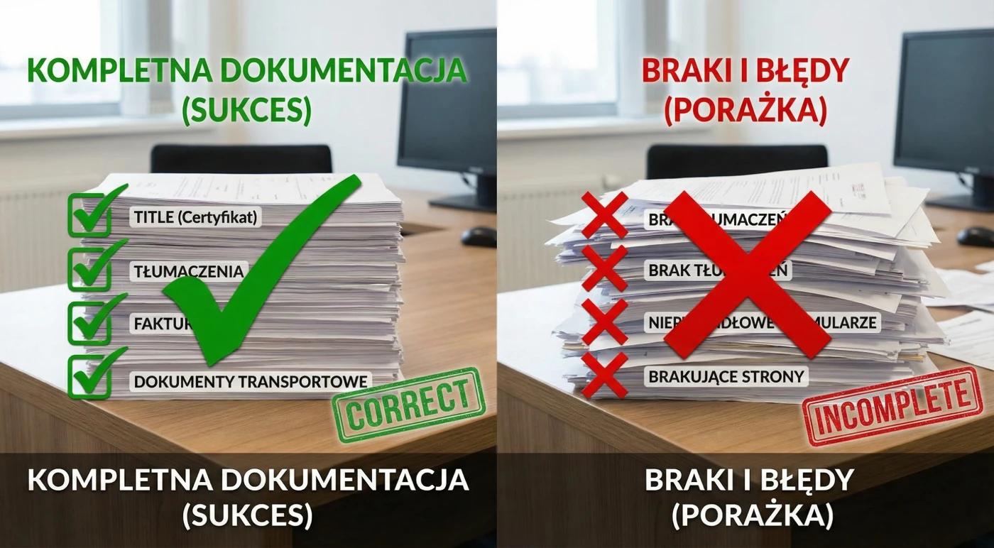 Najczęstsze błędy przy odprawie celnej auta z USA - brak tłumaczeń, niepełna dokumentacja i zły kod celny