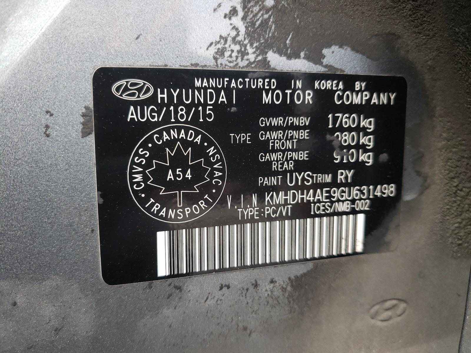 2016 Hyundai Elantra Se - zdjęcie 10