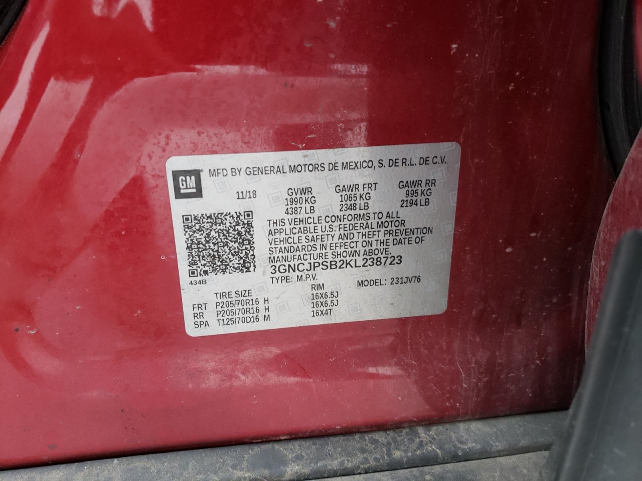 2019 Chevrolet Trax 1Lt - zdjęcie 10