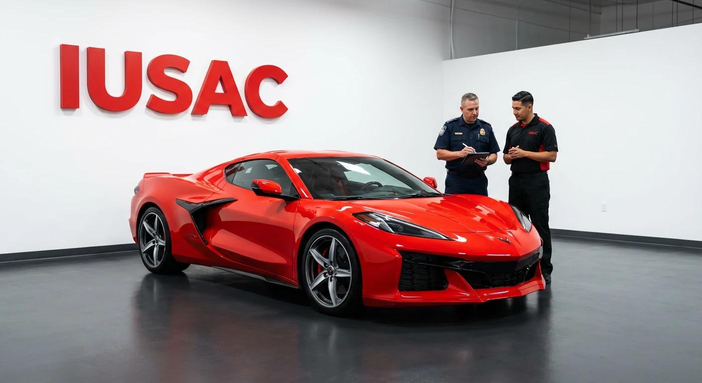 Odprawa celna aut z USA - Chevrolet Corvette C8 2025 w magazynie IUSAC