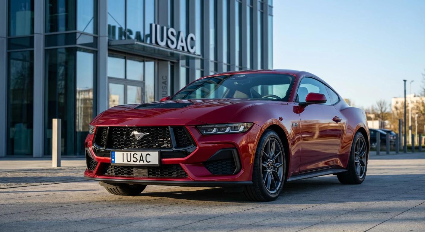 W pełni naprawiony Ford Mustang S650 z polskimi tablicami IUSAC gotowy do odbioru