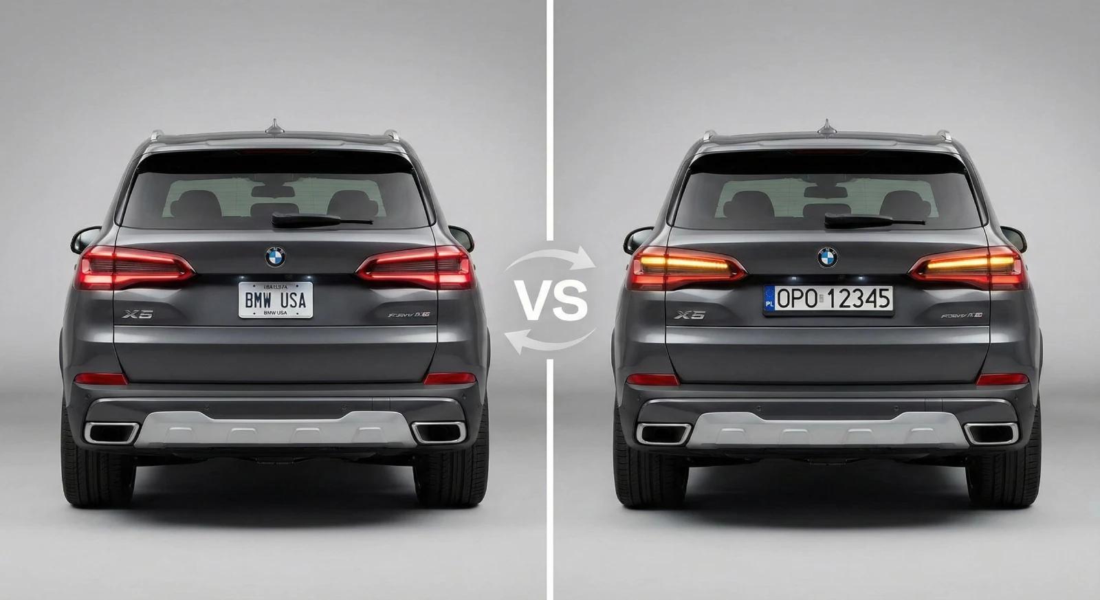 Różnice aut USA Europa BMW Audi Mercedes - koszty konwersji | import aut z USA - IUSAC