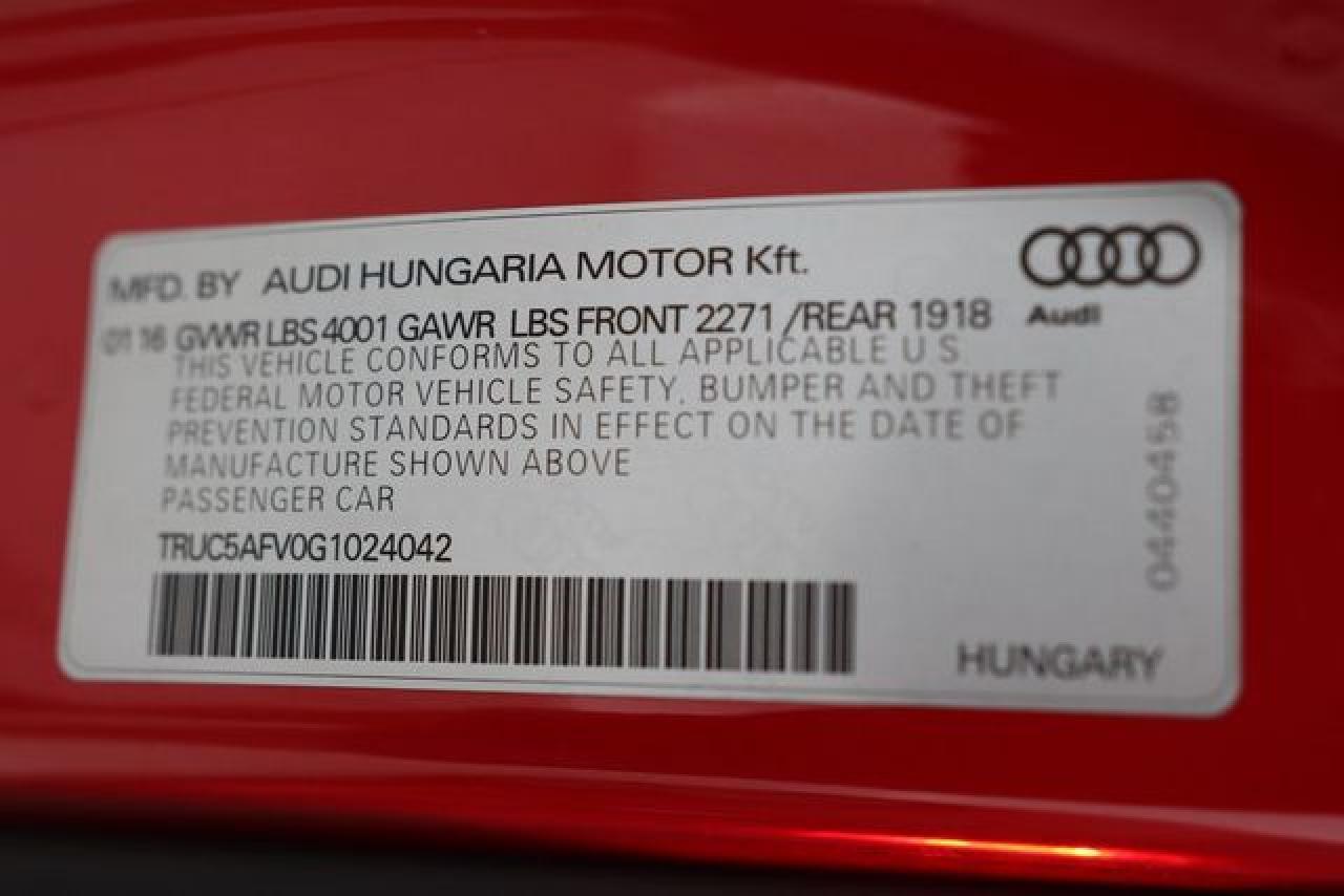 2016 Audi Tt - zdjęcie 40