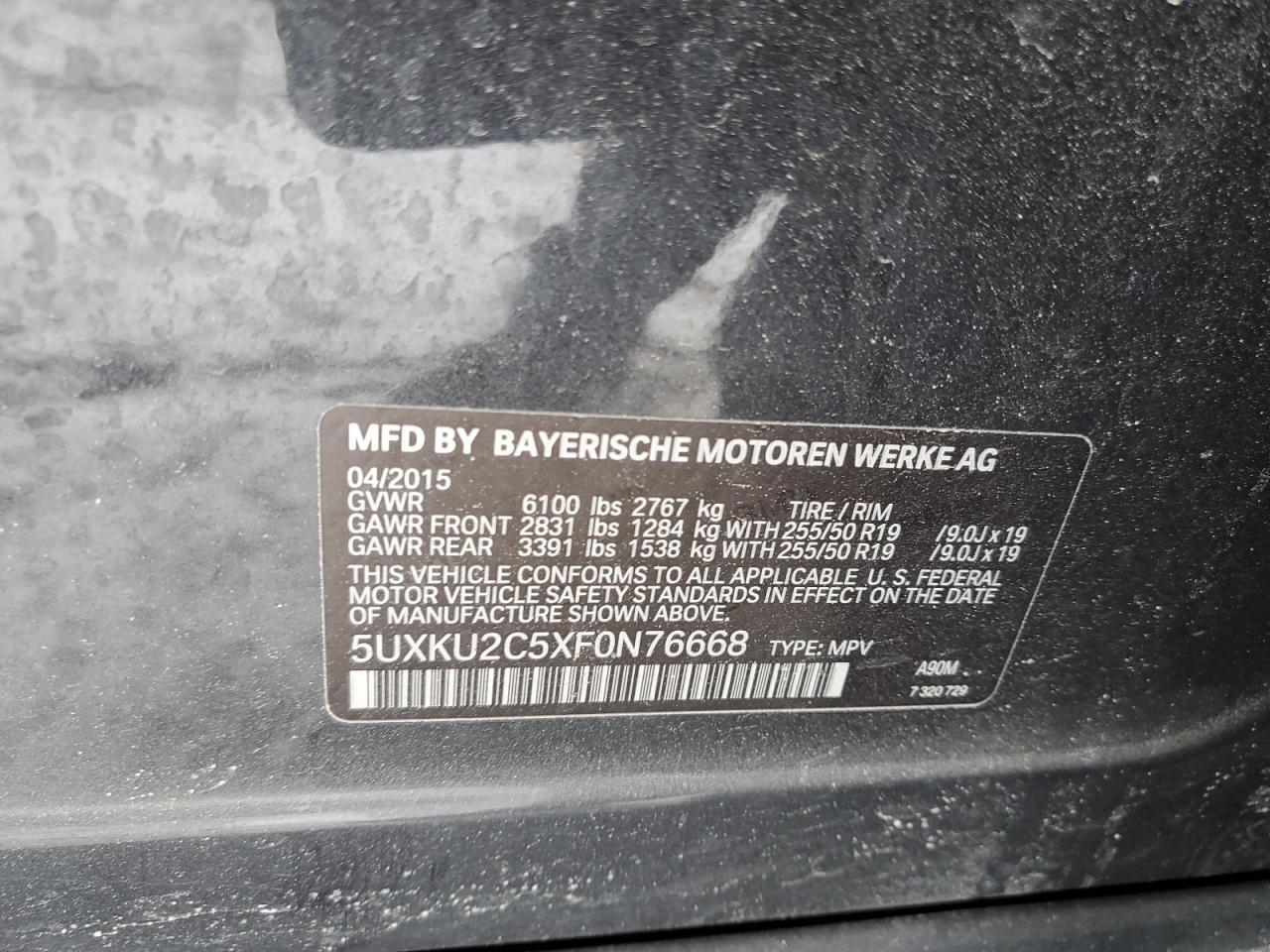 2015 BMW X6 xDrive35I - zdjęcie 13