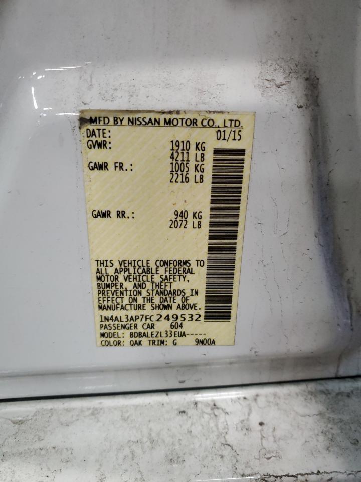 2015 Nissan Altima 2.5 - zdjęcie 14