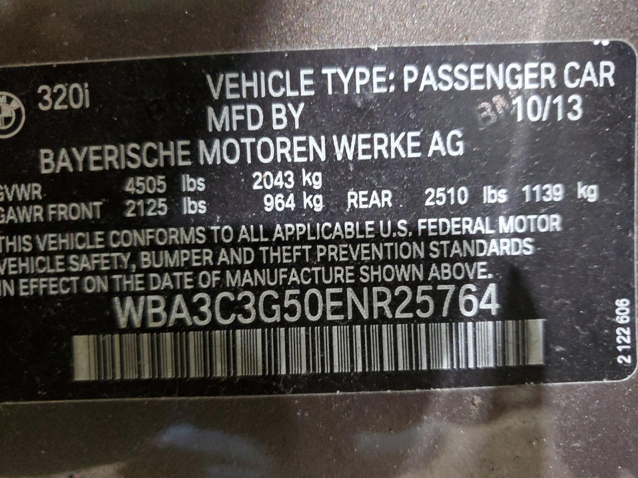 2014 BMW 320 I xDrive - zdjęcie 13