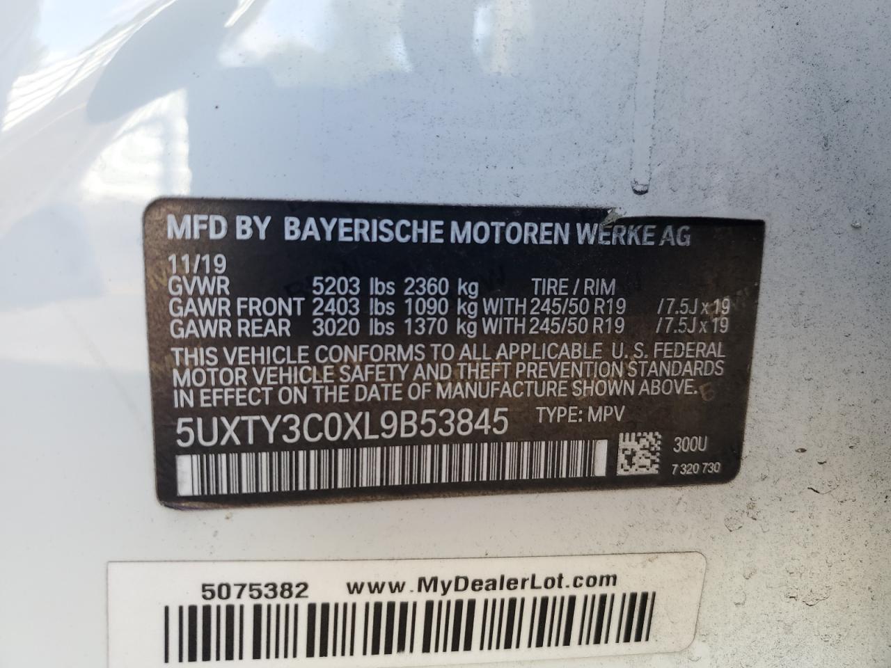 2020 BMW X3 Sdrive30I - zdjęcie 13