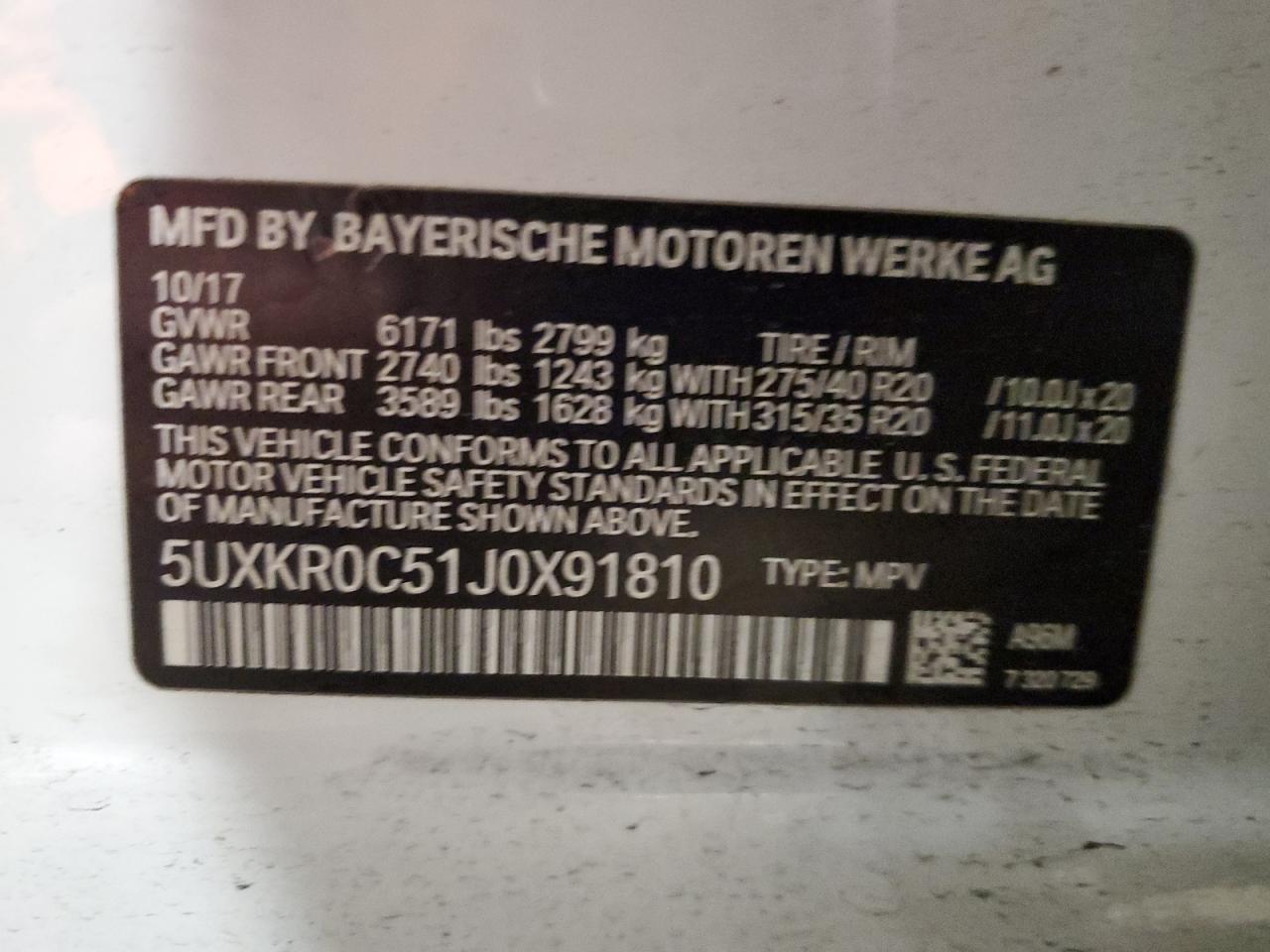 2018 BMW X5 xDrive35I - zdjęcie 13