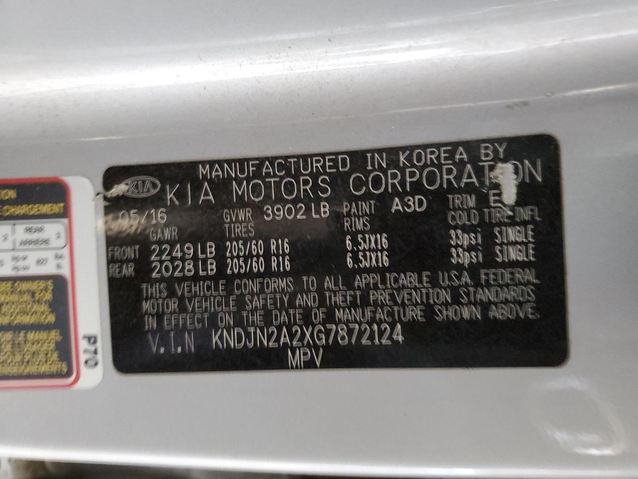 2016 Kia Soul - zdjęcie 12