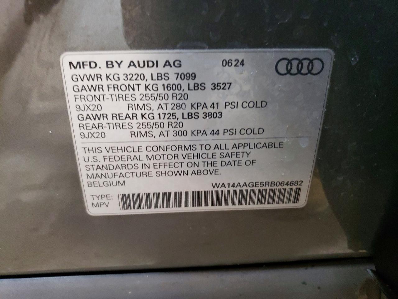 2024 Audi Q8 E-Tron Premium - zdjęcie 13