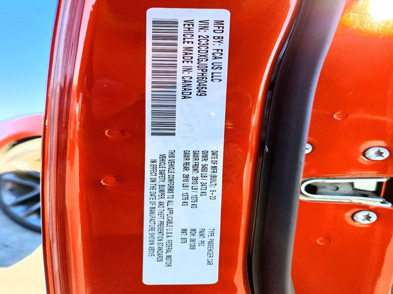 2023 Dodge Charger Scat Pack - zdjęcie 12