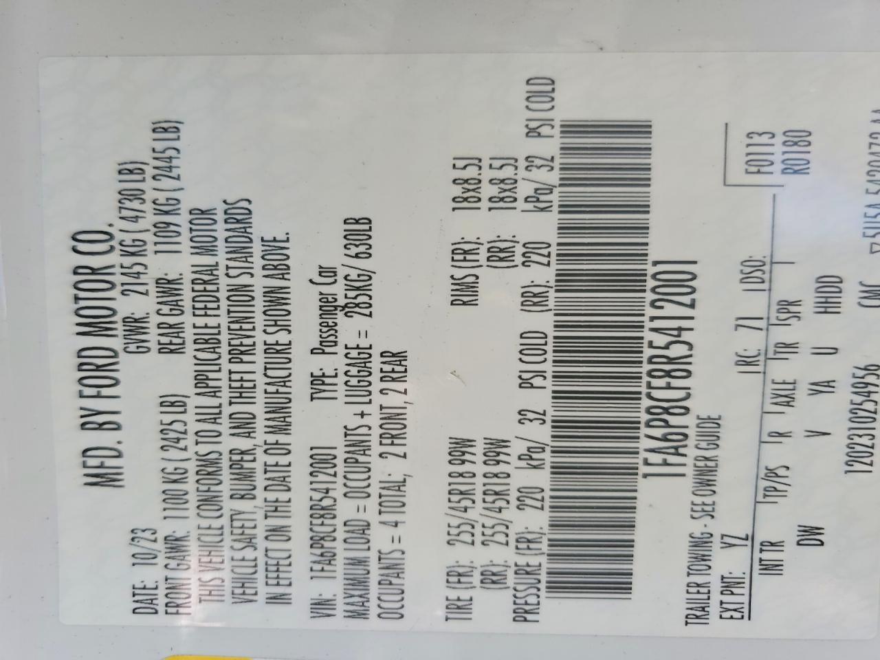 2024 Ford Mustang Gt - zdjęcie 12