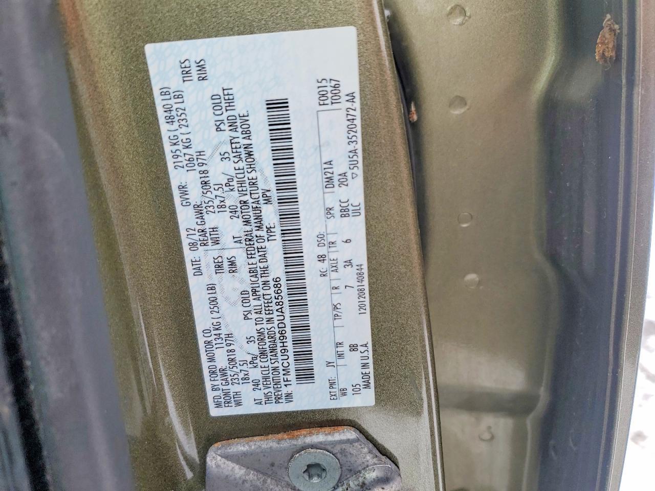 2013 Ford Escape Sel - zdjęcie 13