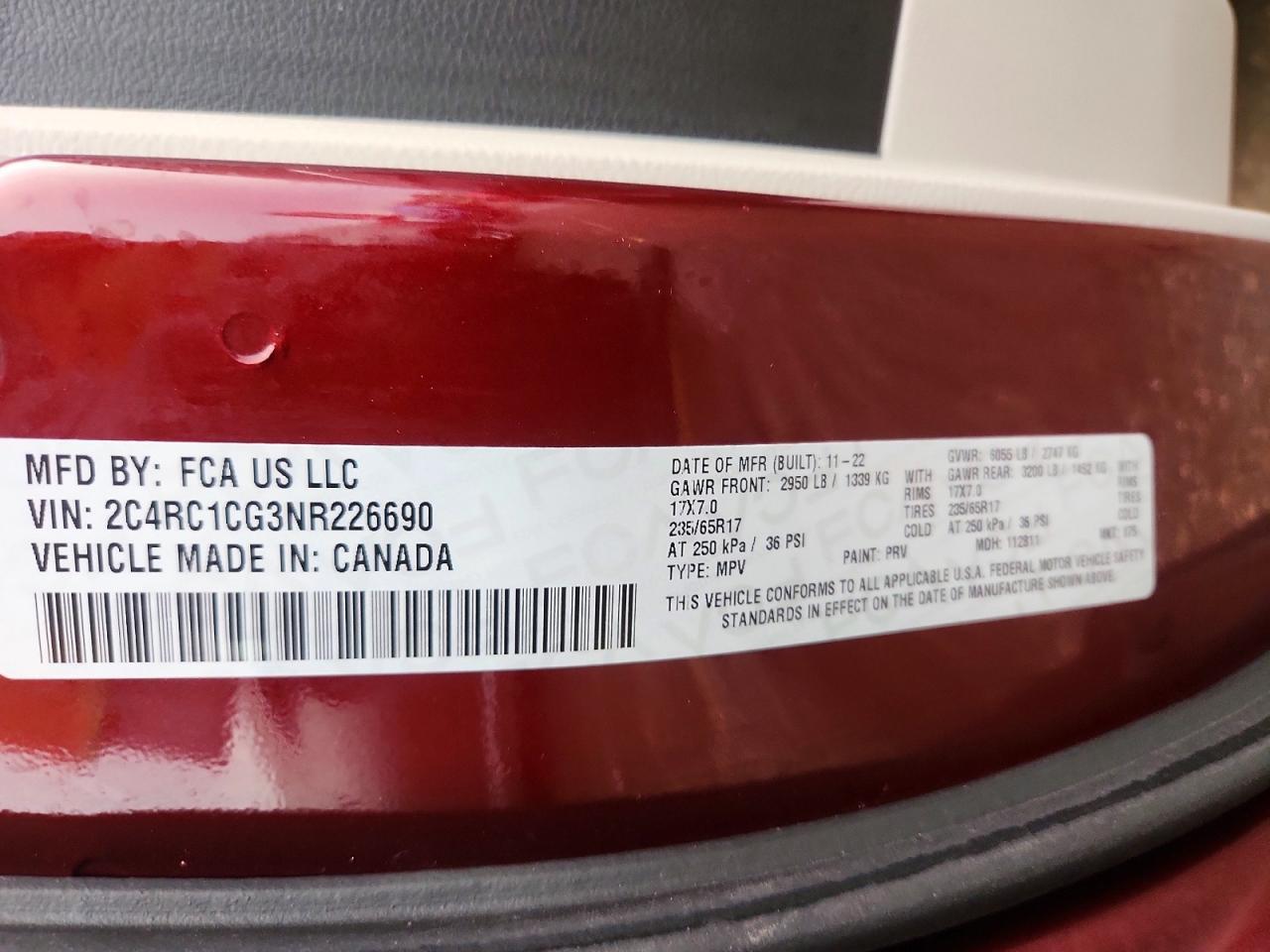 2022 Chrysler Voyager Lx - zdjęcie 13