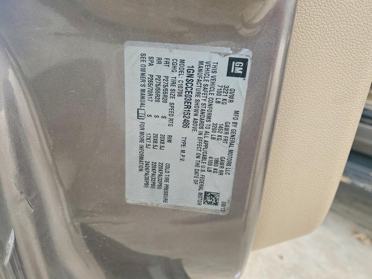 2014 Chevrolet Tahoe C1500 Ltz - zdjęcie 12