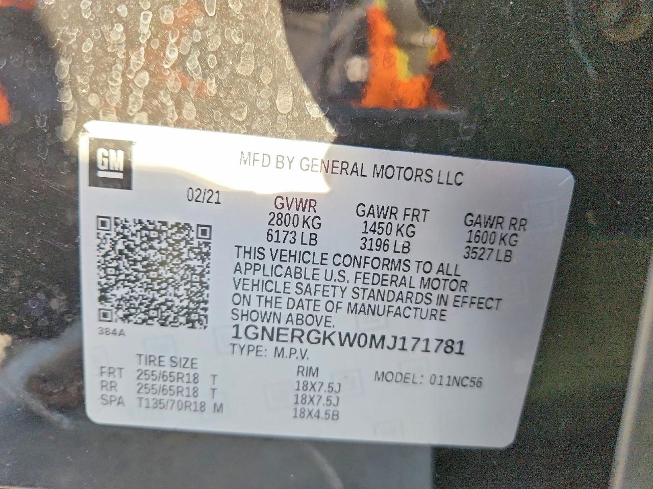 2021 Chevrolet Traverse Lt - zdjęcie 14