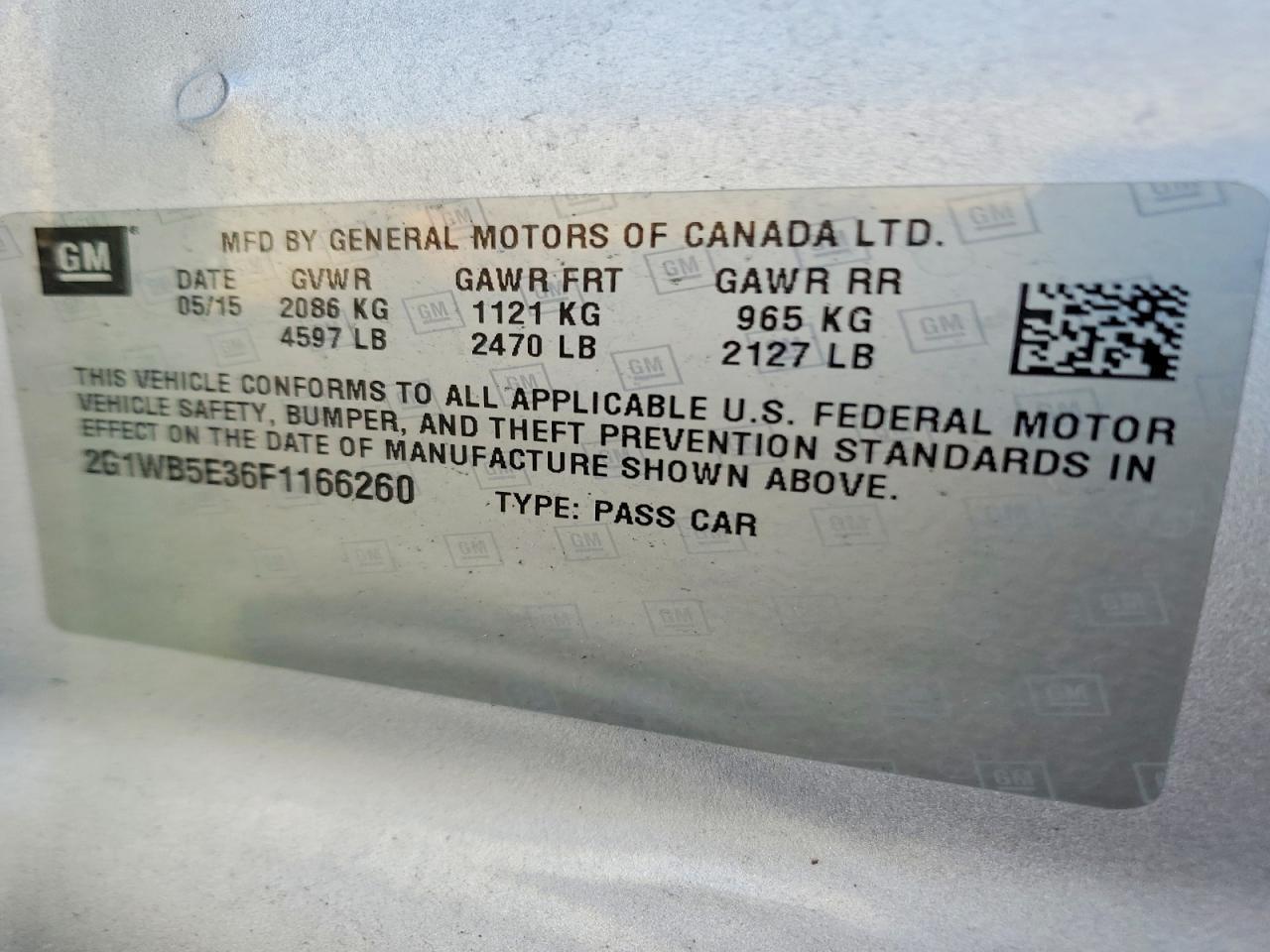 2015 Chevrolet Impala Limited Lt - zdjęcie 12