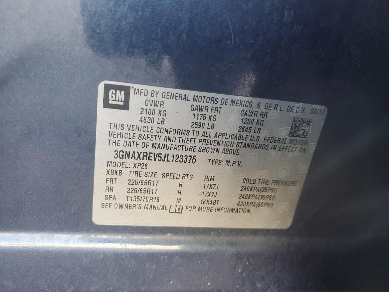 2018 Chevrolet Equinox Ls - zdjęcie 13