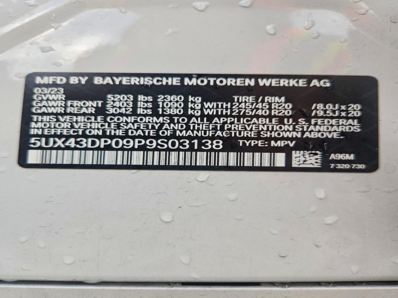 2023 BMW X3 Sdrive30I - zdjęcie 13