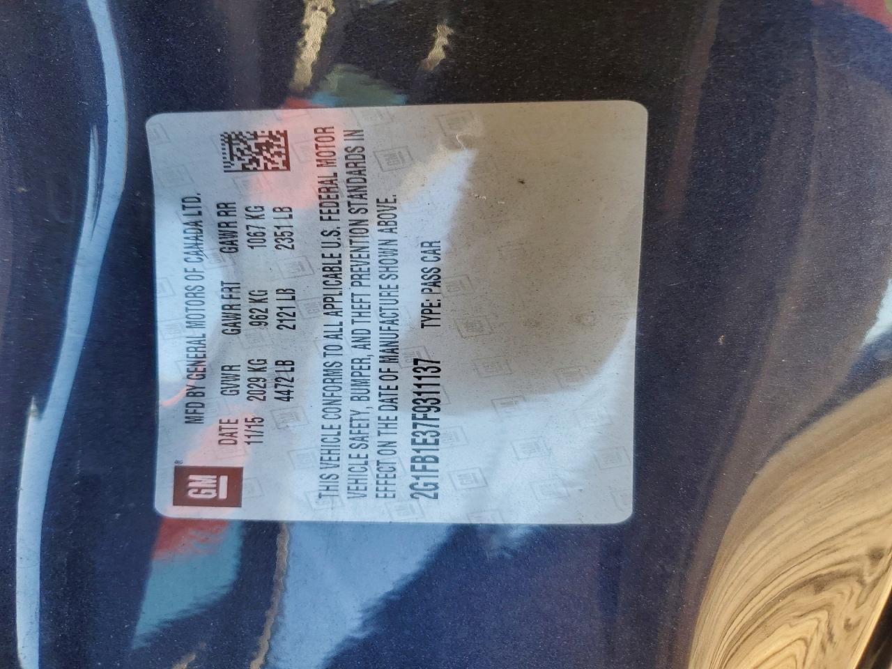 2015 Chevrolet Camaro Ls - zdjęcie 12