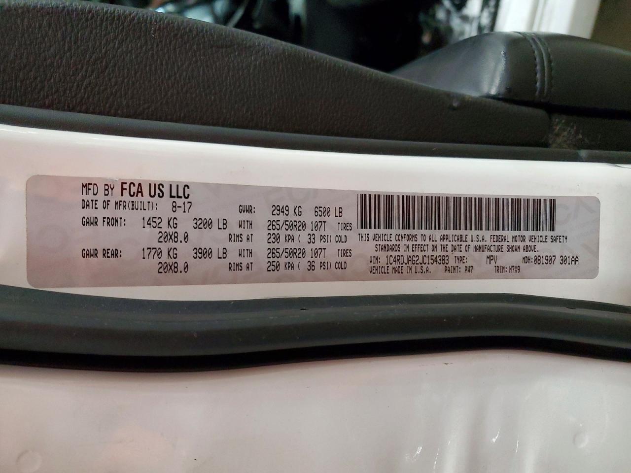 2018 Dodge Durango Sxt - zdjęcie 13