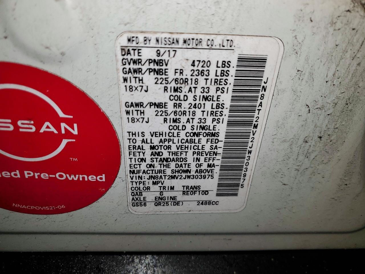 2018 Nissan Rogue S - zdjęcie 12