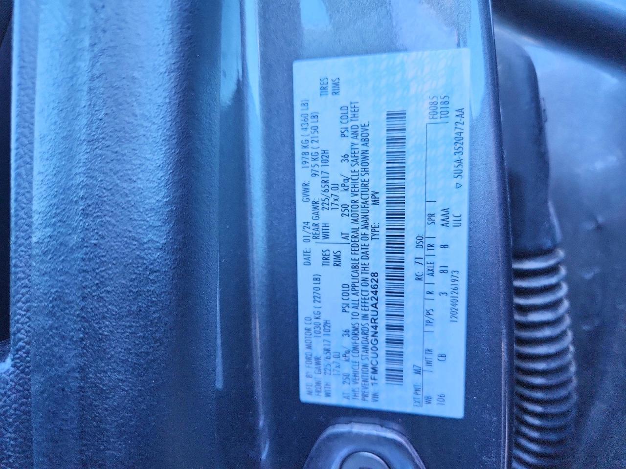 2024 Ford Escape Active - zdjęcie 13