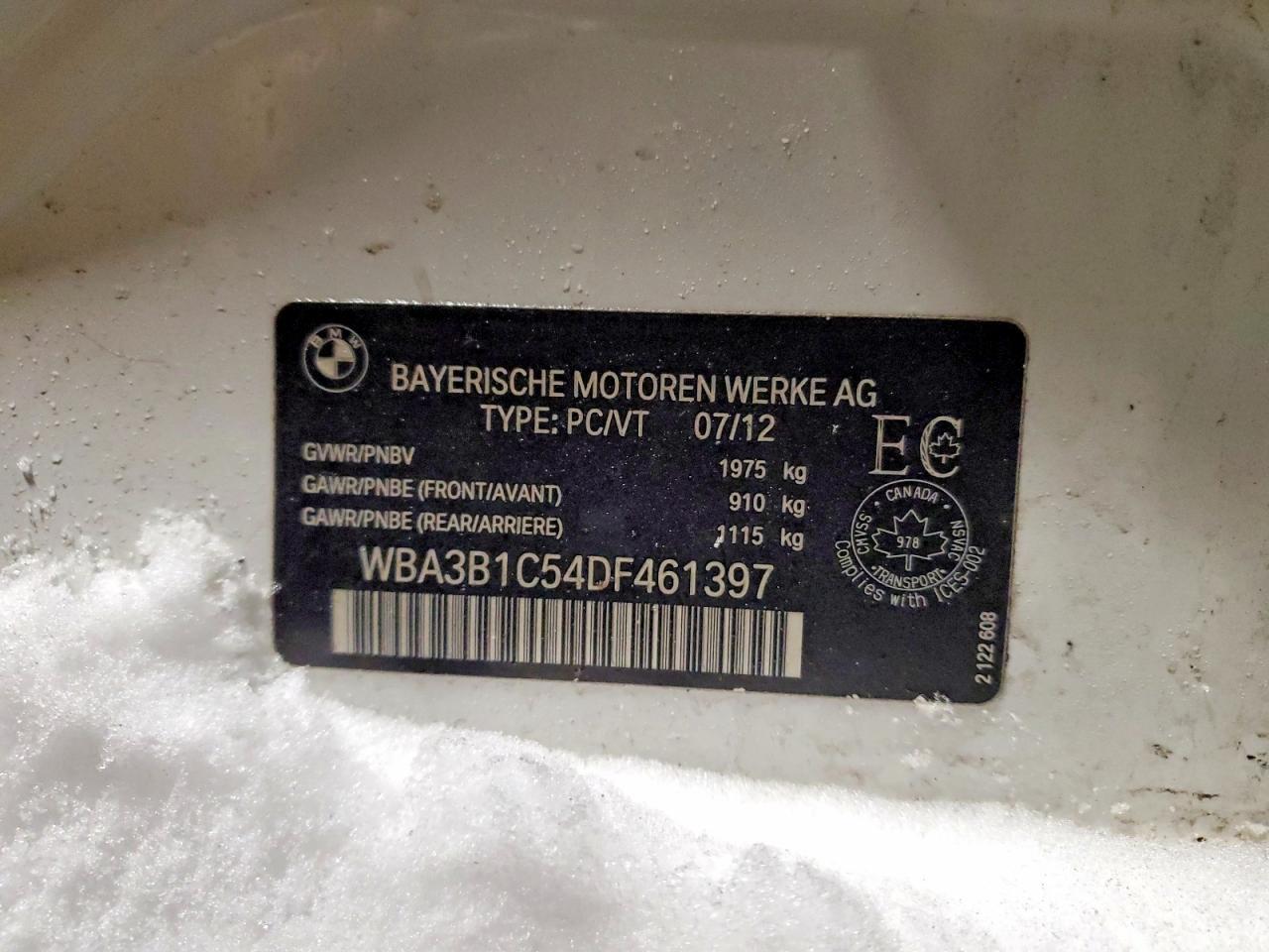 2013 BMW 320 I - zdjęcie 12