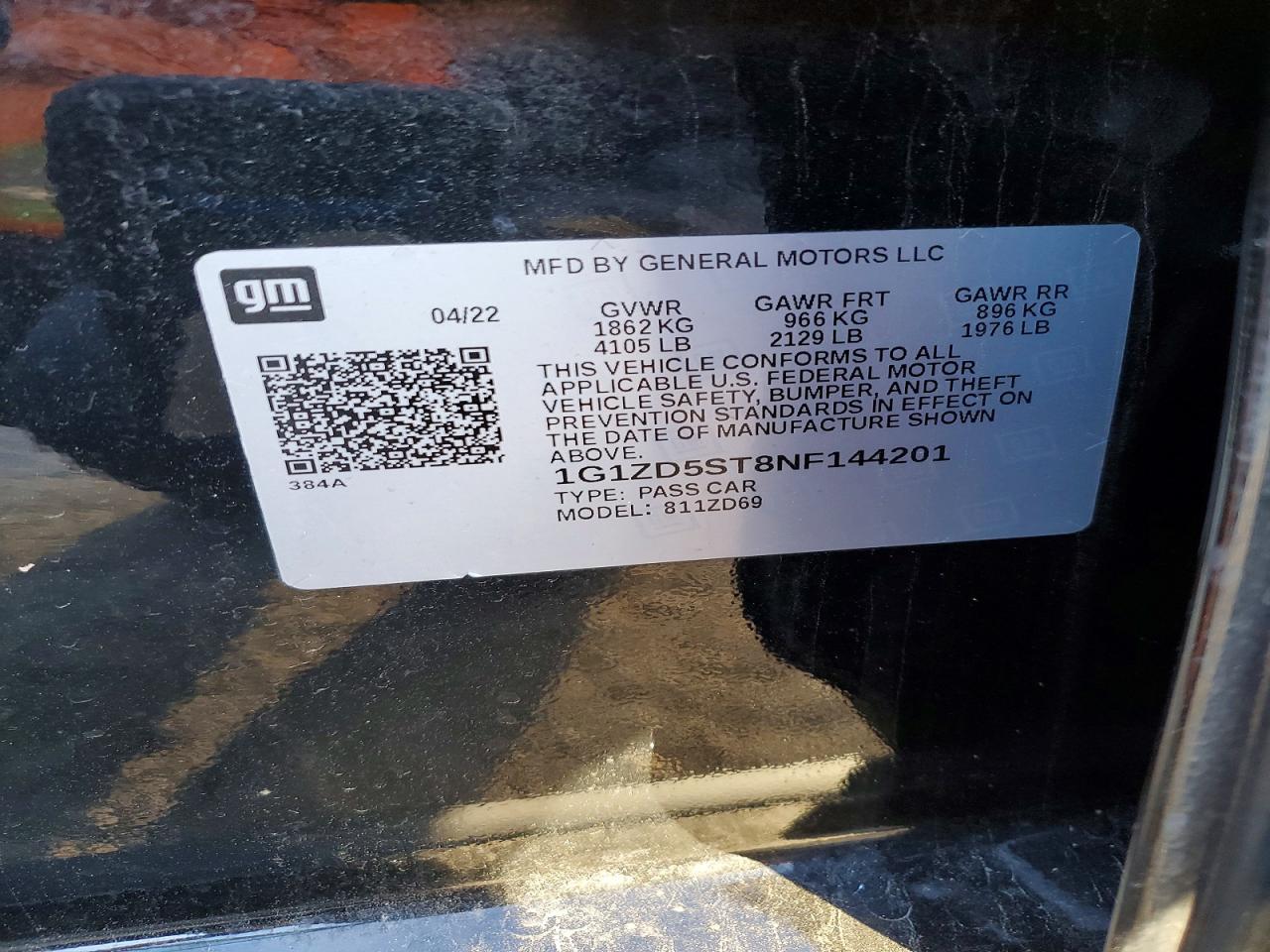 2022 Chevrolet Malibu Lt - zdjęcie 13