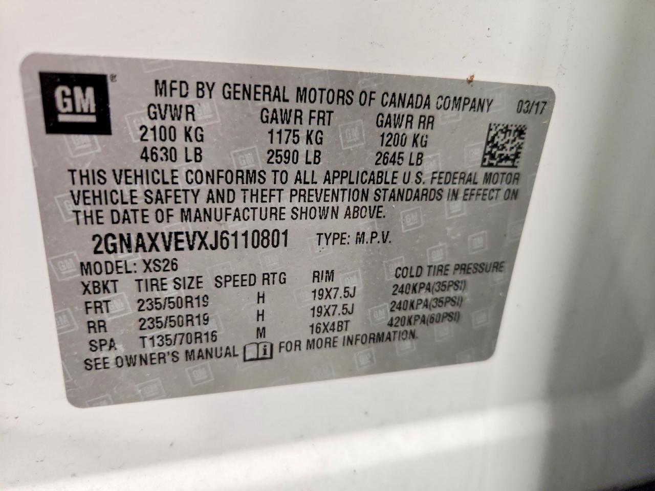 2018 Chevrolet Equinox Premier - zdjęcie 14