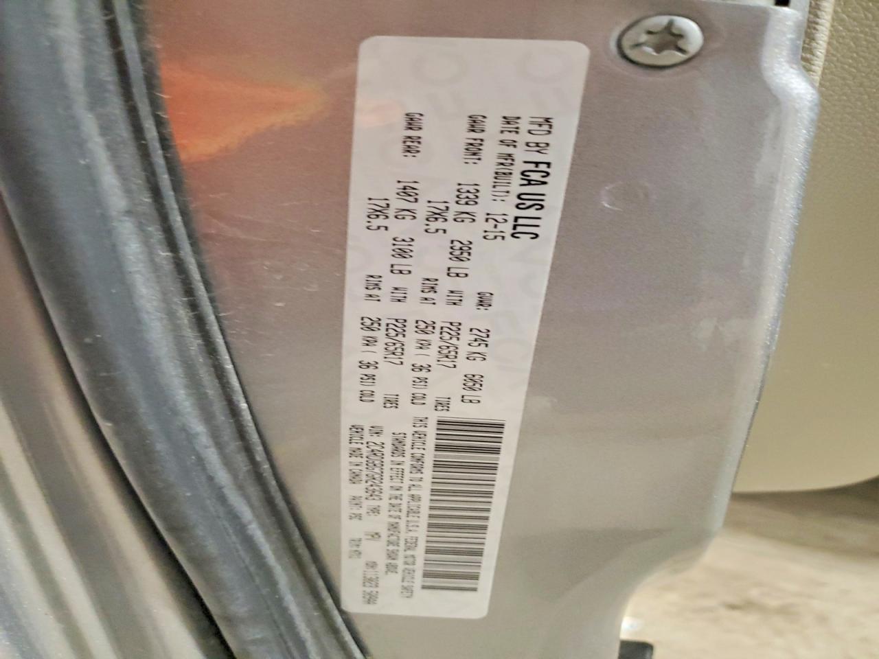 2016 Dodge Grand Caravan Se - zdjęcie 13