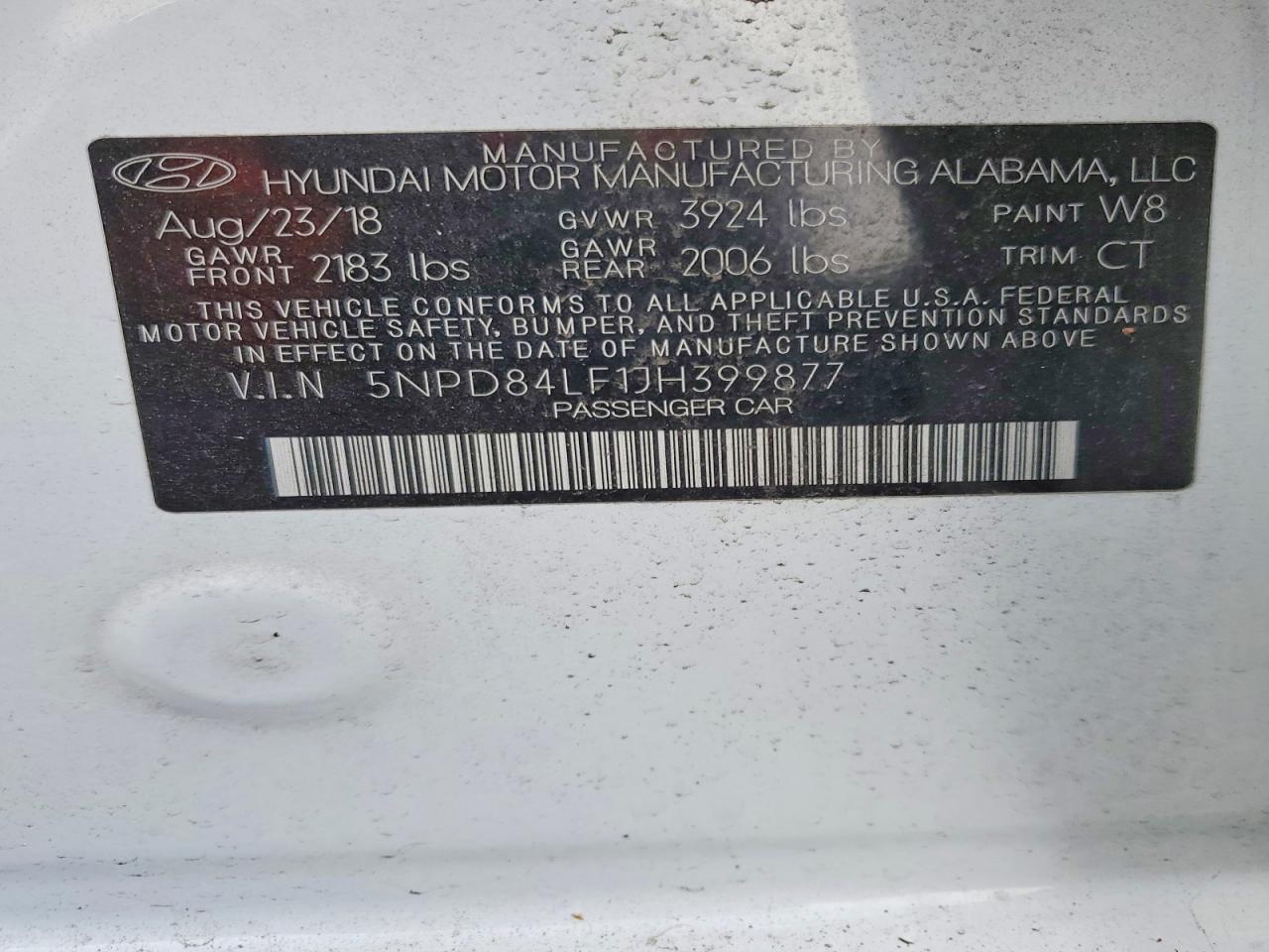 2018 Hyundai Elantra Sel - zdjęcie 14