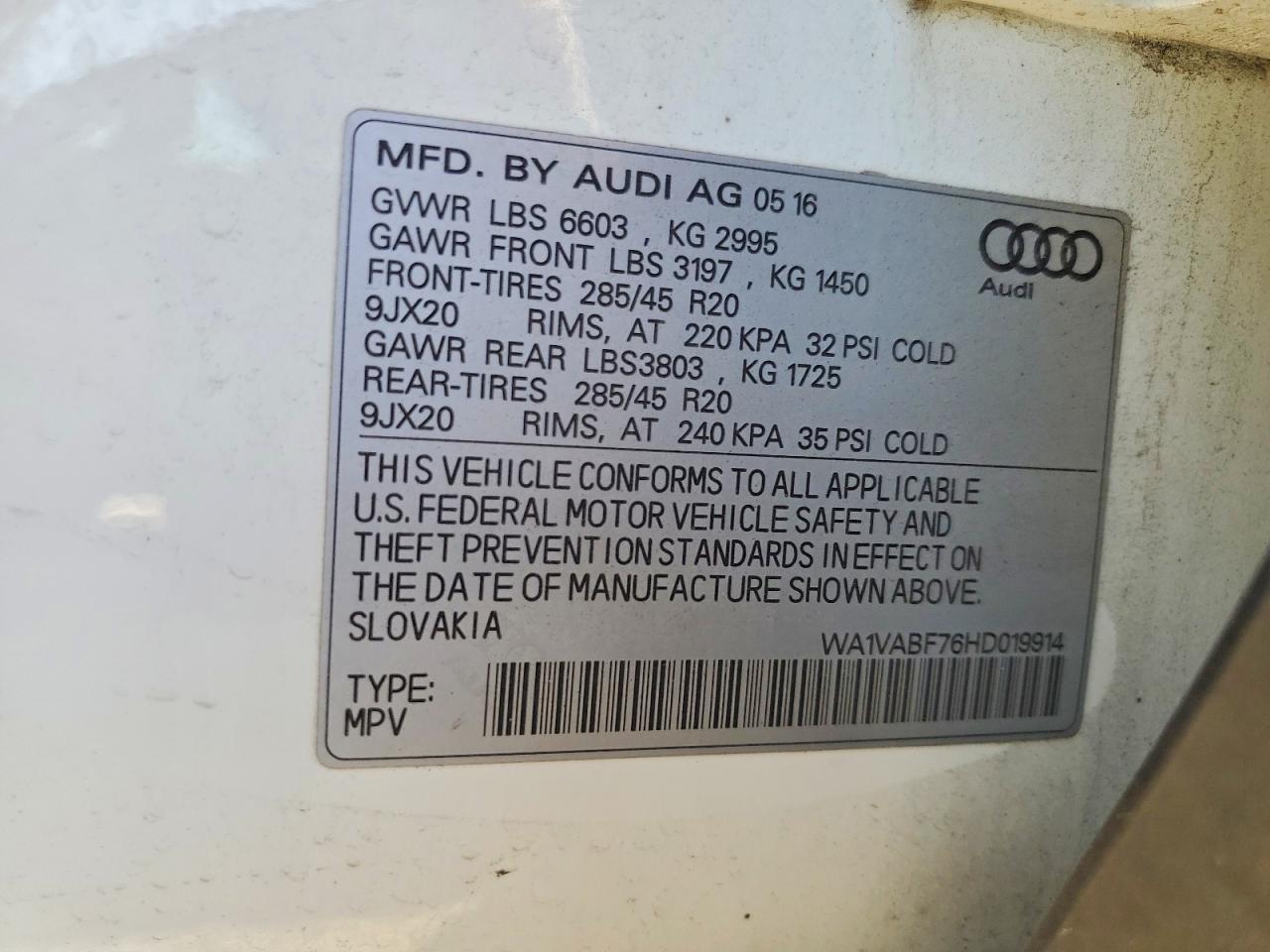 2017 Audi Q7 Prestige - zdjęcie 25
