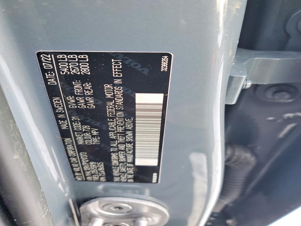 2023 Volvo Xc60 Core - zdjęcie 13