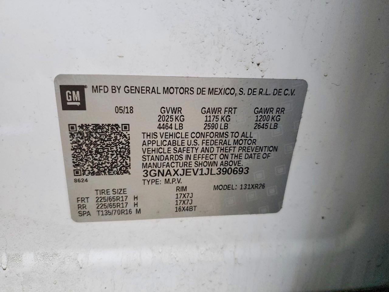 2018 Chevrolet Equinox Lt - zdjęcie 13