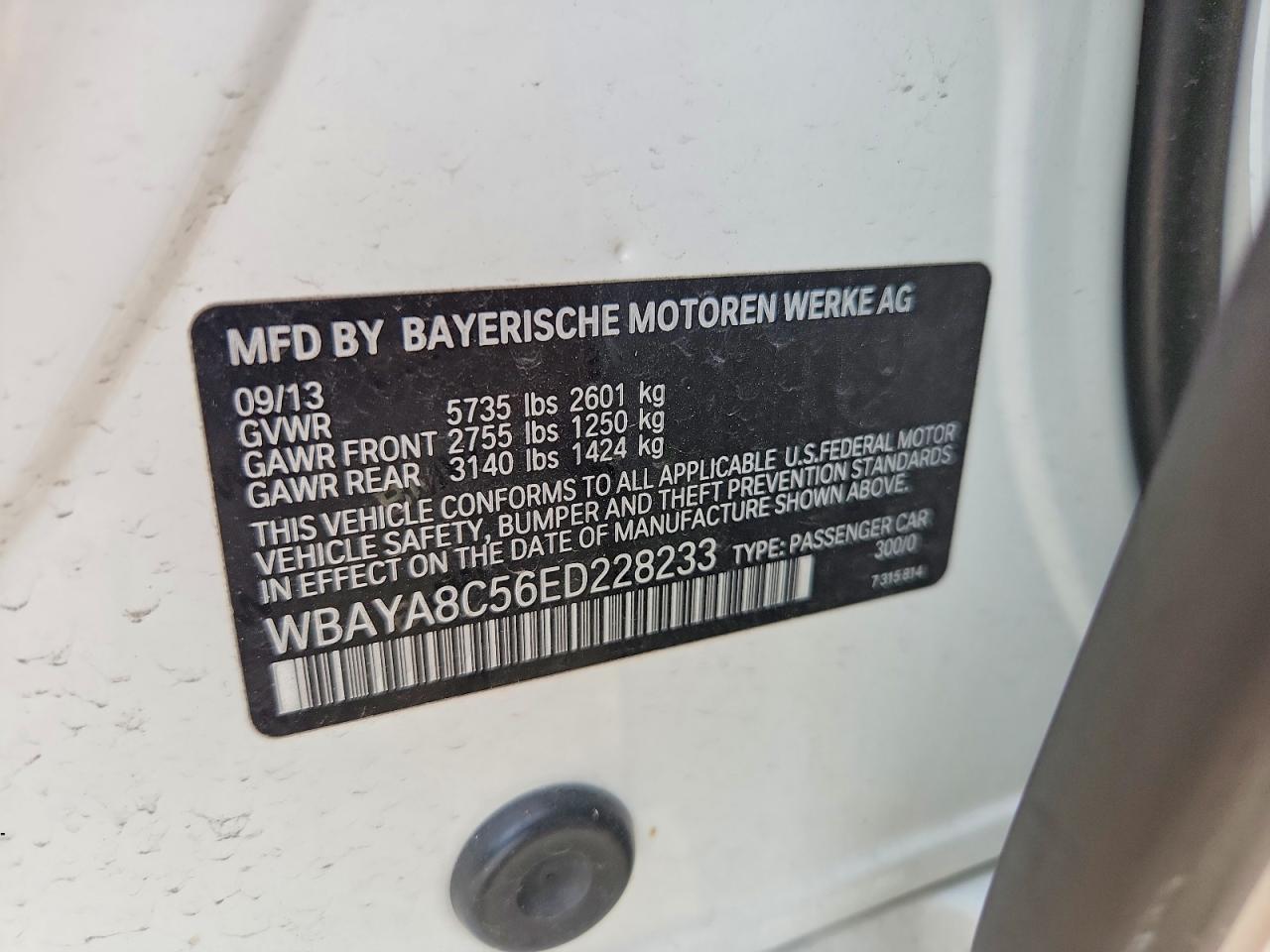 2014 BMW 750 I - zdjęcie 12