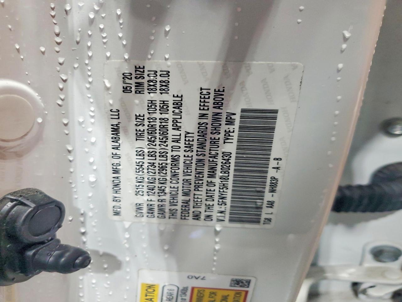 2020 Honda Pilot Lx - zdjęcie 12