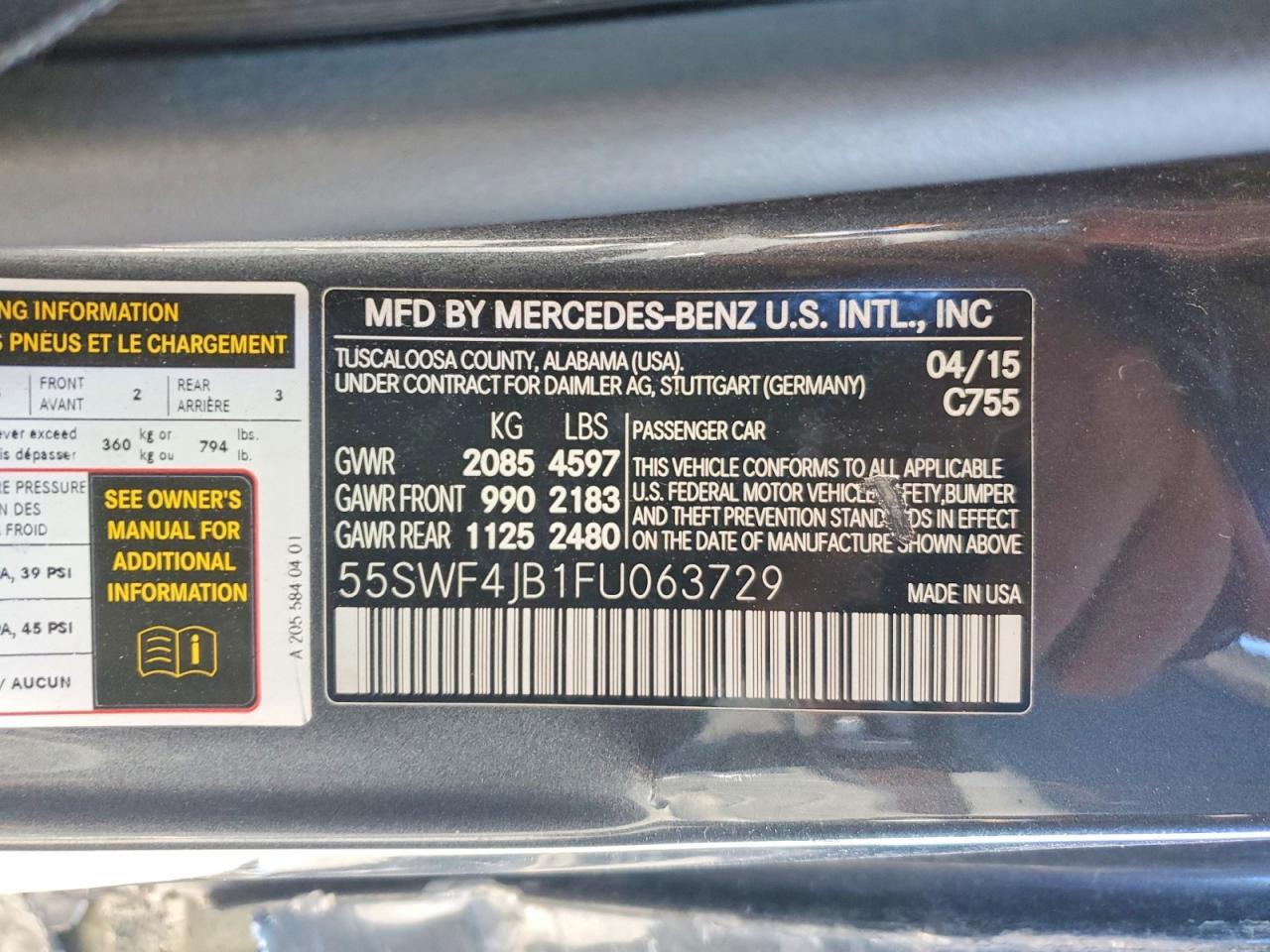 2015 Mercedes-Benz C 300 - zdjęcie 13