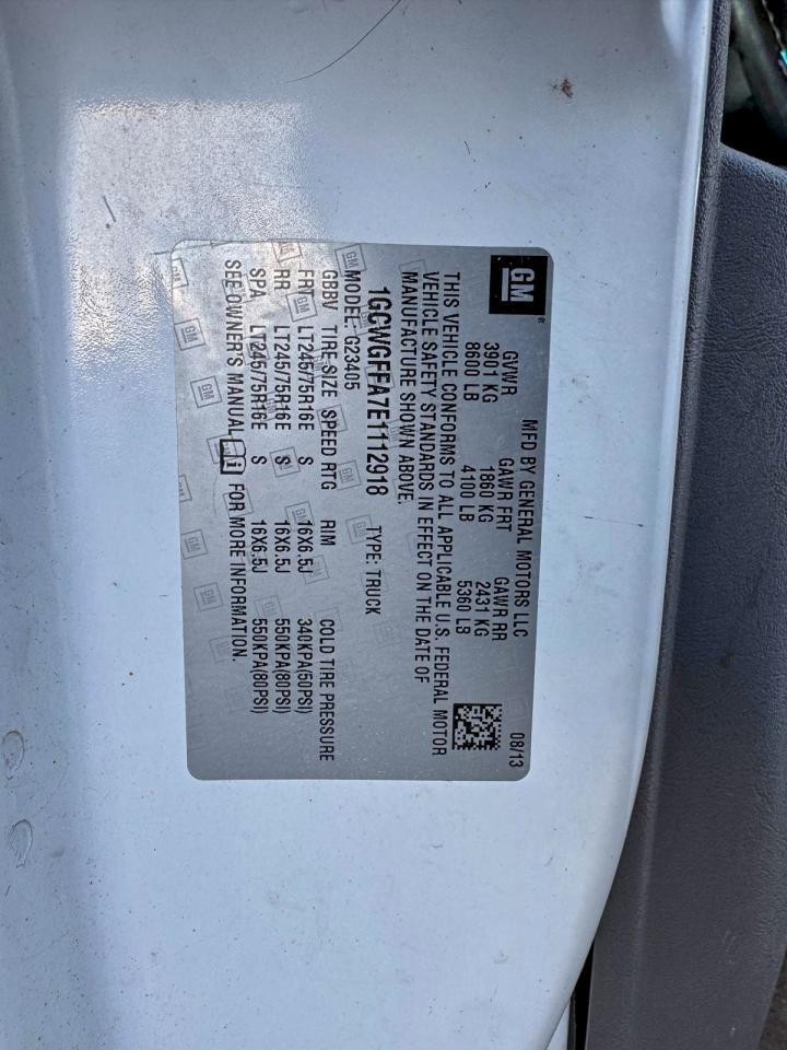 2014 Chevrolet Express G2500 - zdjęcie 10