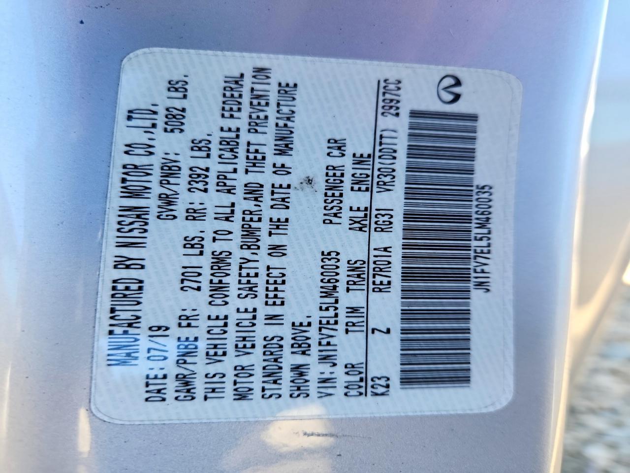 2020 Infiniti Q60 Red Sport 400 - zdjęcie 12