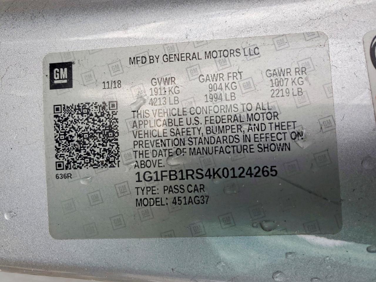 2019 Chevrolet Camaro Ls - zdjęcie 13