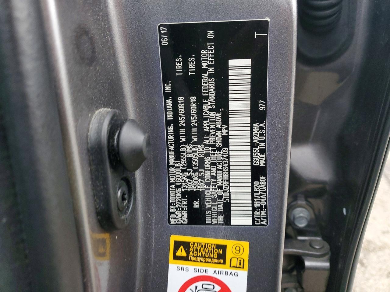 2017 Toyota Highlander Se - zdjęcie 13