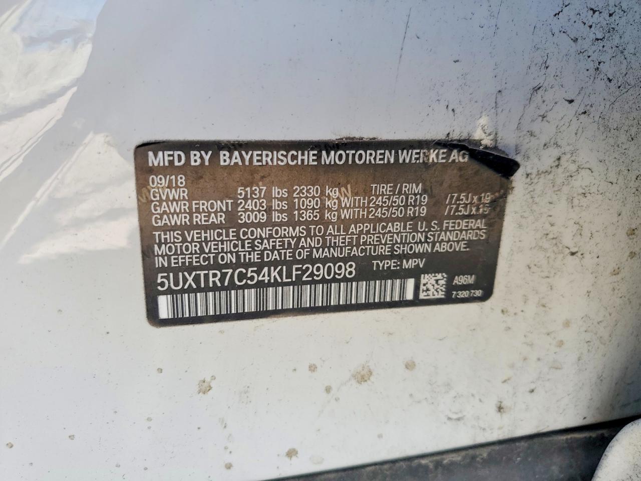 2019 BMW X3 Sdrive30I - zdjęcie 13