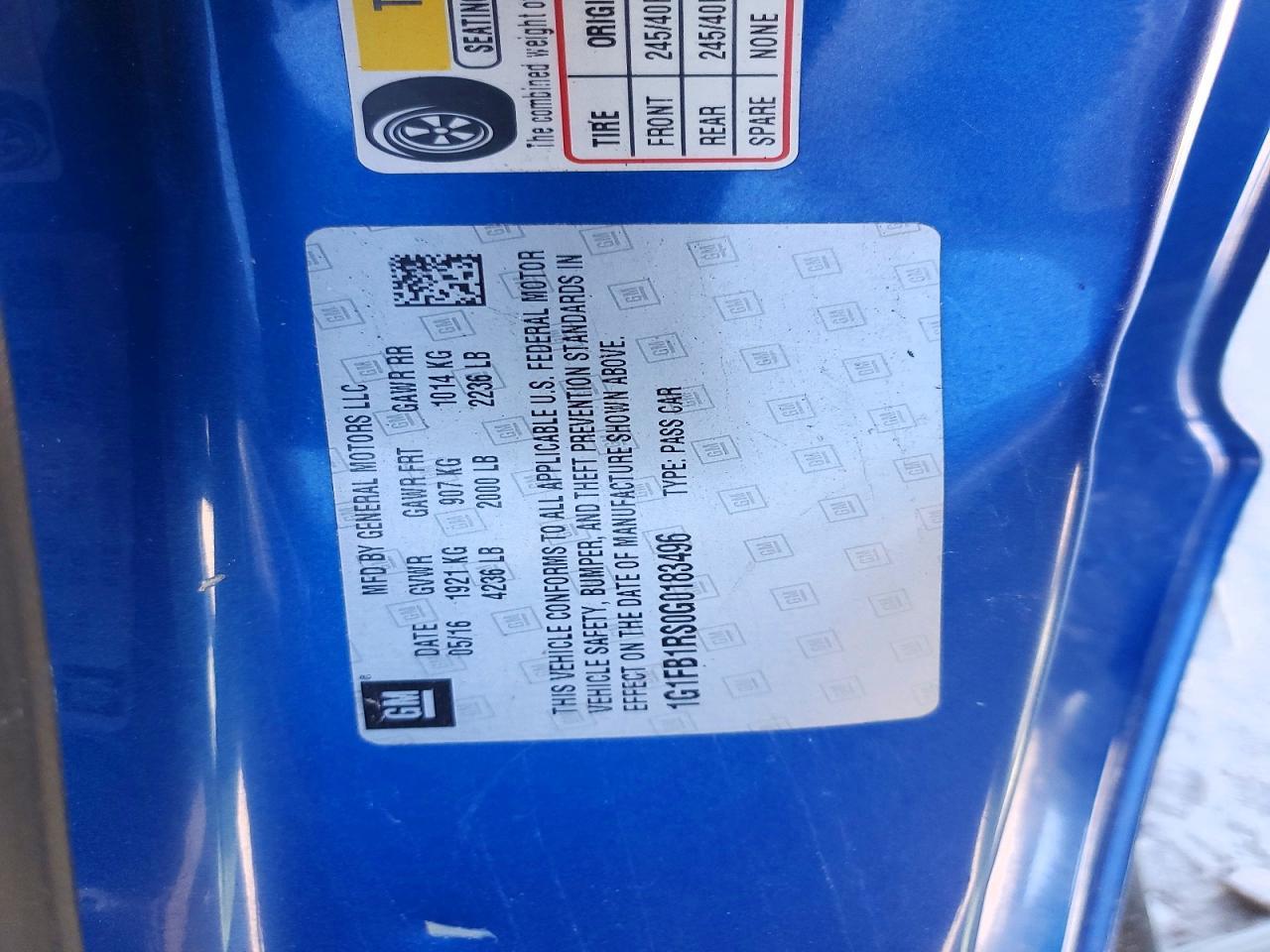 2016 Chevrolet Camaro Lt - zdjęcie 12