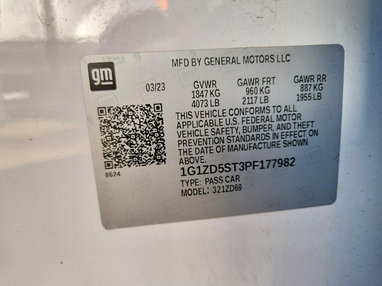 2023 Chevrolet Malibu Lt - zdjęcie 12