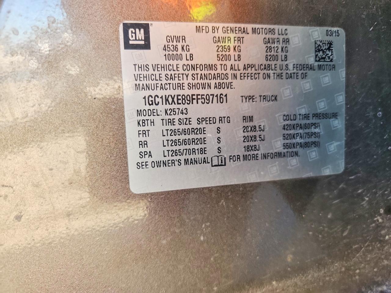 2015 Chevrolet Silverado K2500 High Country - zdjęcie 12